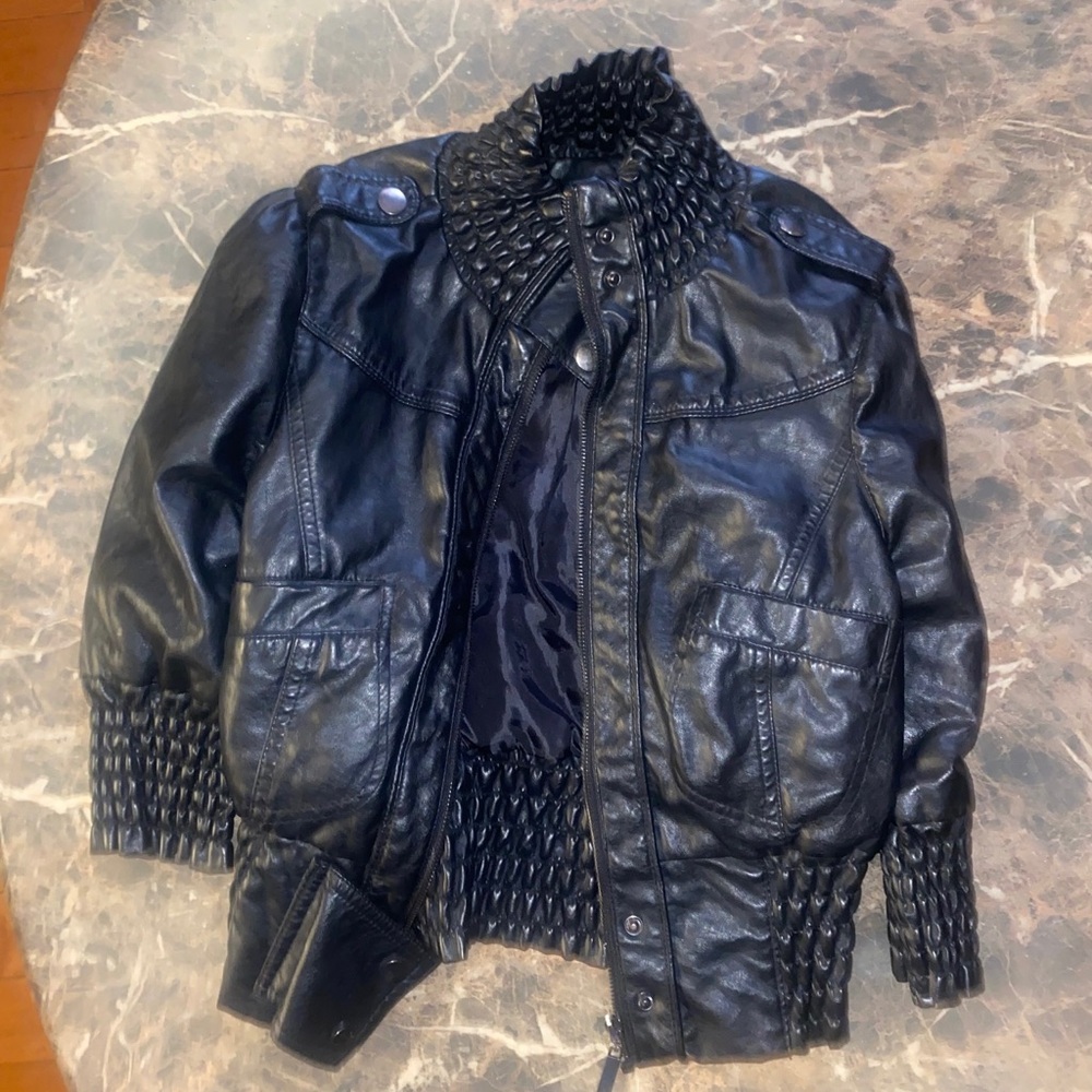 Leather jacket